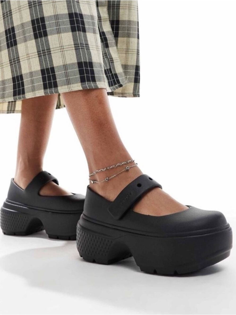 Crocs Stomp Mary Jane Platforms